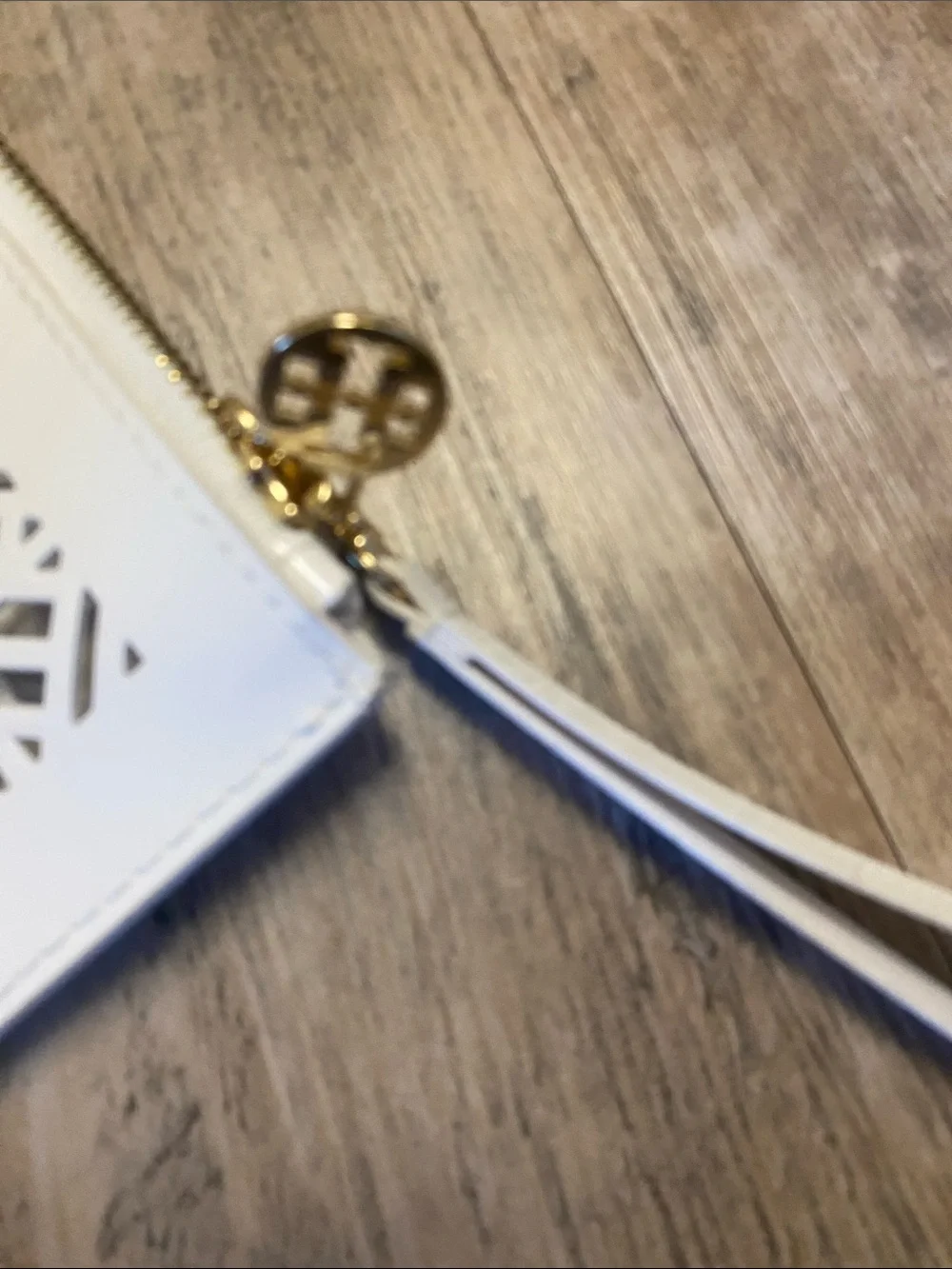Tory Burch white laser